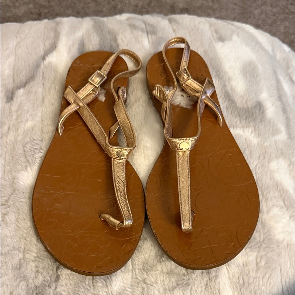 Kate Spade Chic Metallic Sandals for Women